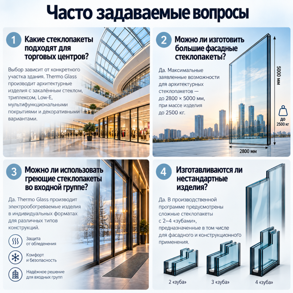 Фасадное остекление торговых центров